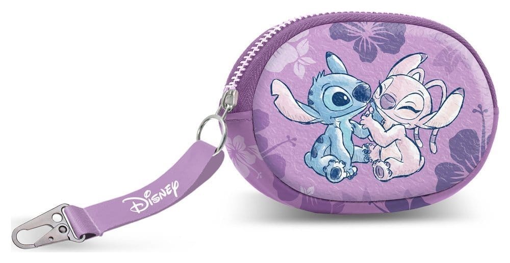 Lilo & Stitch Pill Coin Purse Stitch & Angel Pink