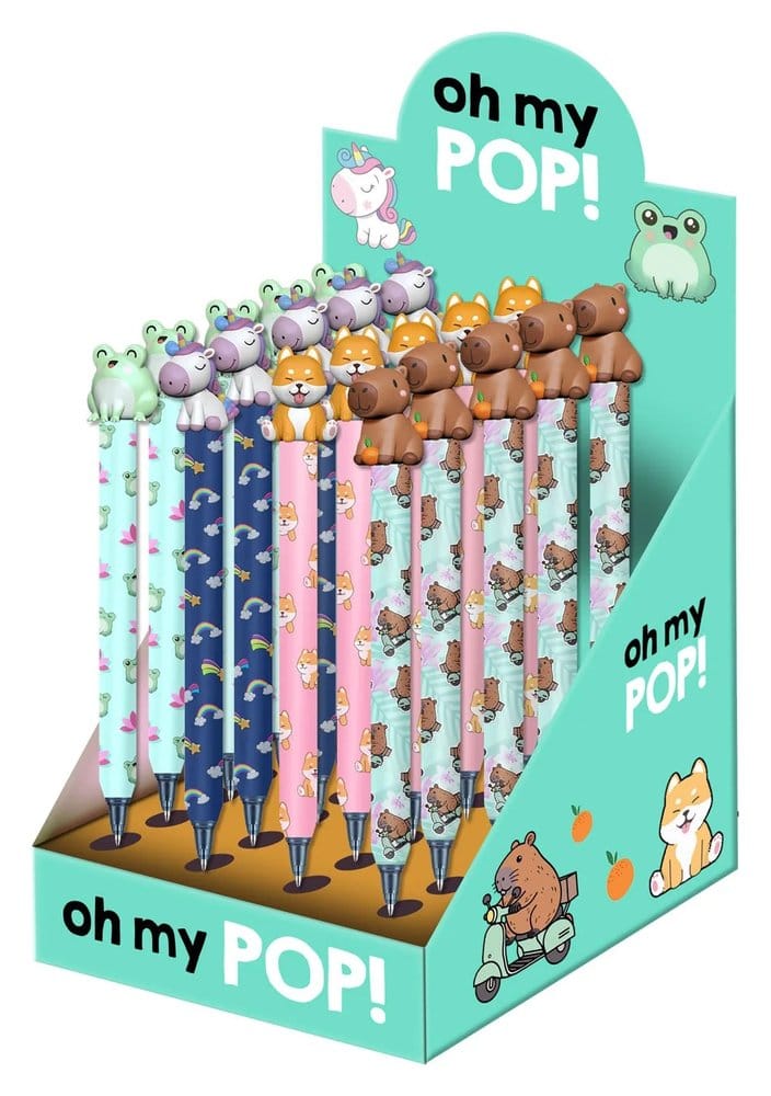 Oh My Pop ! Erasable gel pen Mix - Display (24)