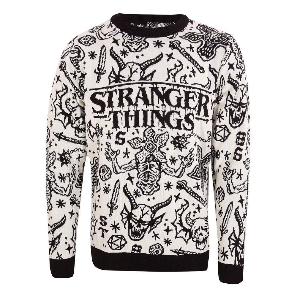 Stranger Things Sweatshirt Christmas Jumper Collage Size S