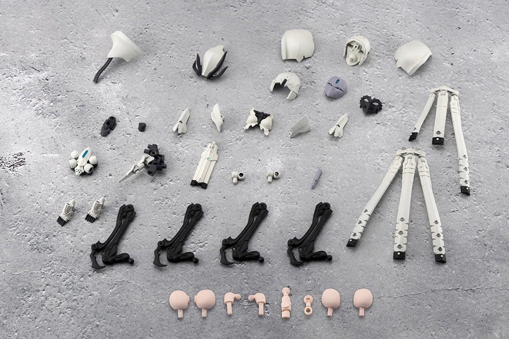 Megalomaria Unlimited Universe Plastic Model Kit Accessory Set Metamorphose Unit Exarmor White Sorceress