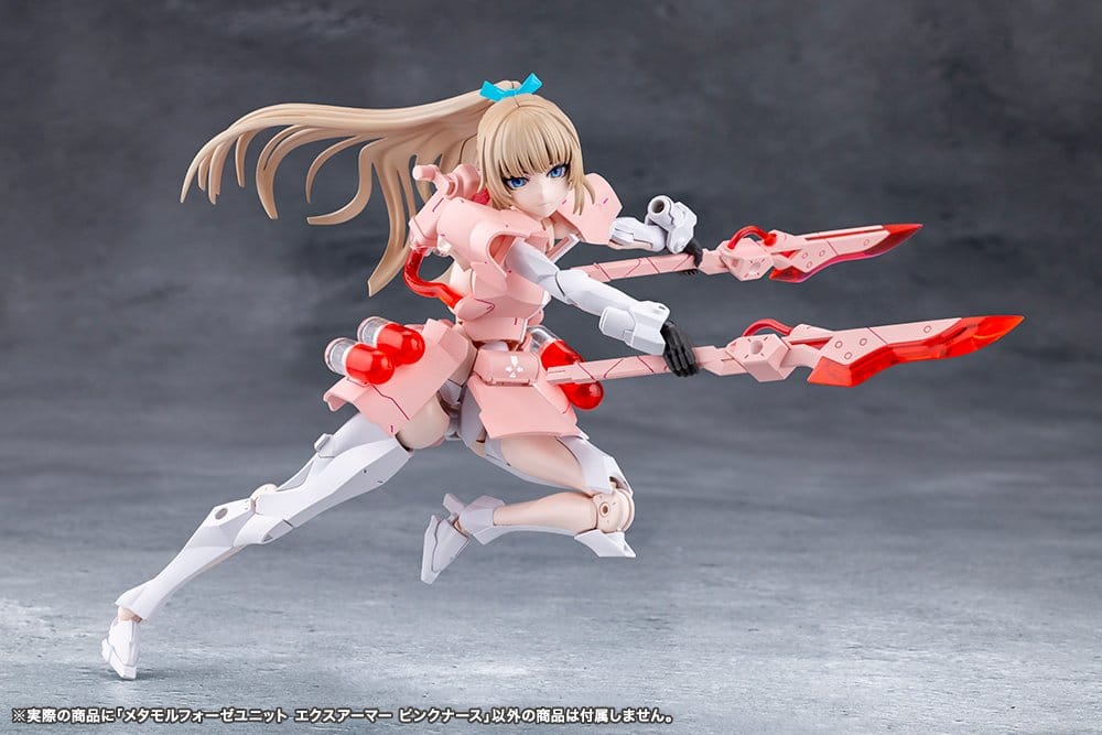 Megalomaria Unlimited Universe Plastic Model Kit Accessory Set Metamorphose Unit Exarmor Pink Nurse