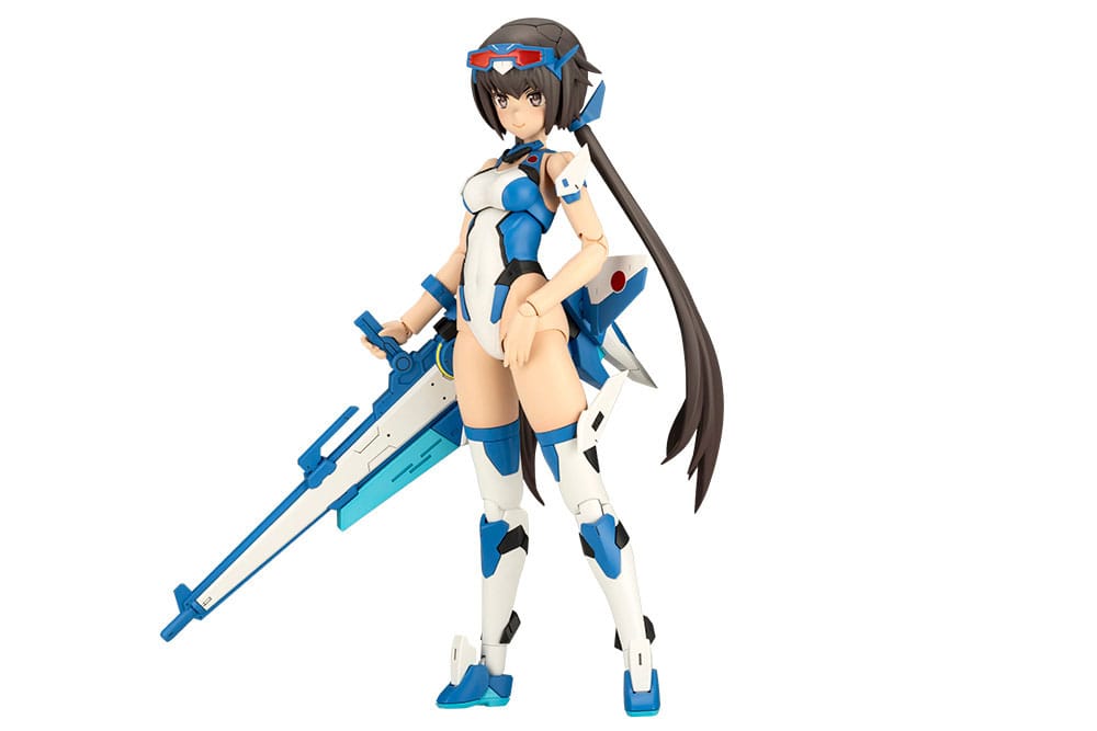 Frame Arms Girl Plastic Model Kit Stylet Swimsuit Blue Impulse Color Ver. 16 cm