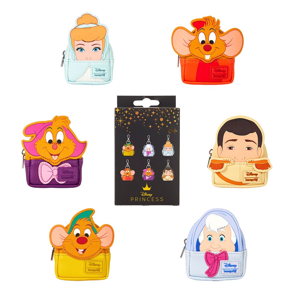 Disney Cinderella 75th Anniversary by Loungefly Bag Charm Mystery Box Display (15)