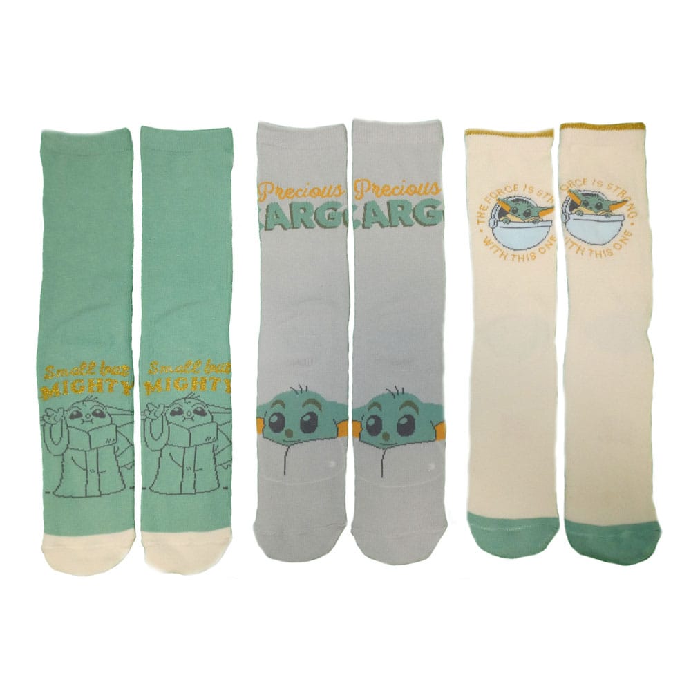Star Wars The Mandalorian Socks 3-Pack Grogu L-XL