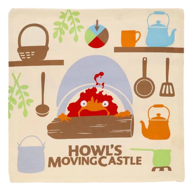 Howl’s Moving Castle Natsu Cushion Cover Cook with Calcifer