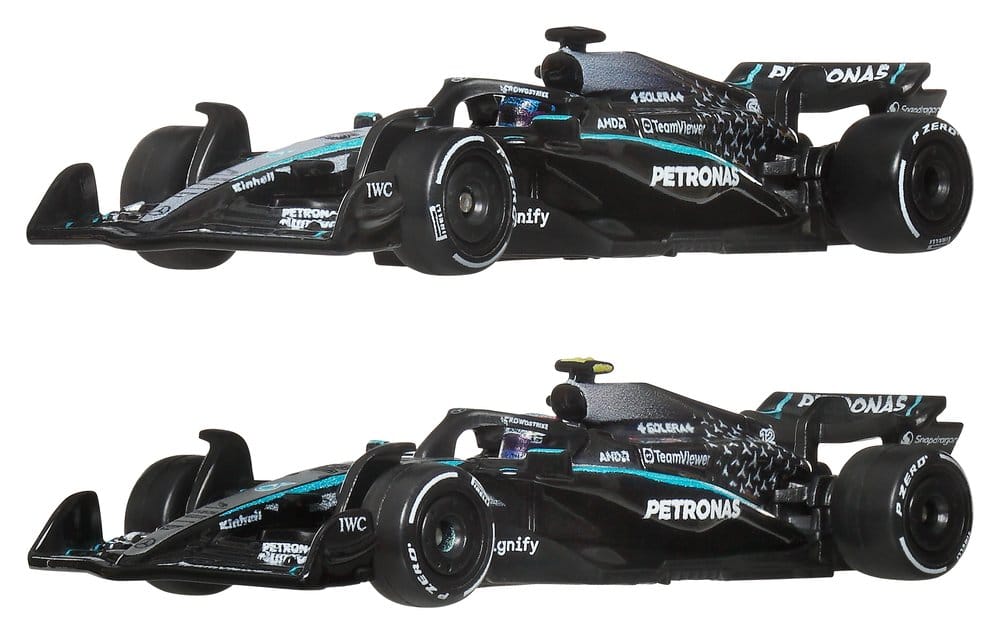 Formula 1 Hot Wheels Premium Die-Cast Vehicle 2-Pack 1:64 Team Mercedes-AMG PETRONAS