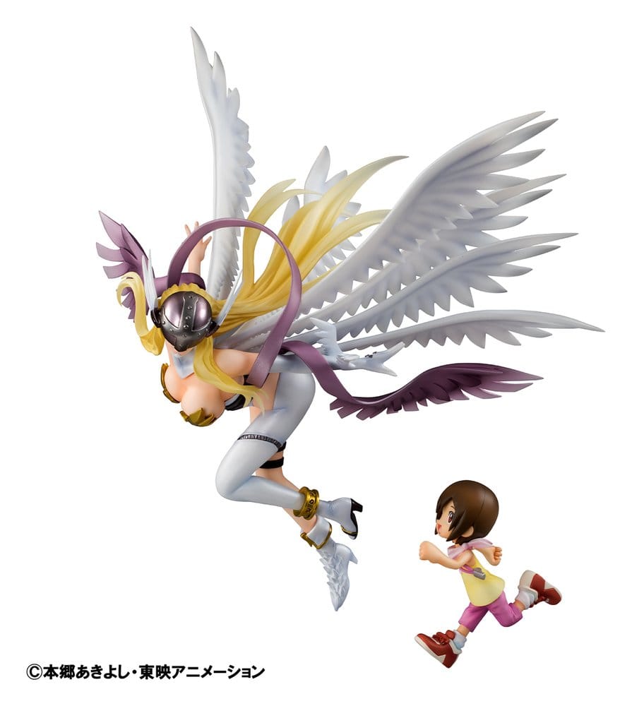 Digimon Adventure Precious G.E.M. Series PVC Statue Angewomon & Hikari Yagami 22 cm