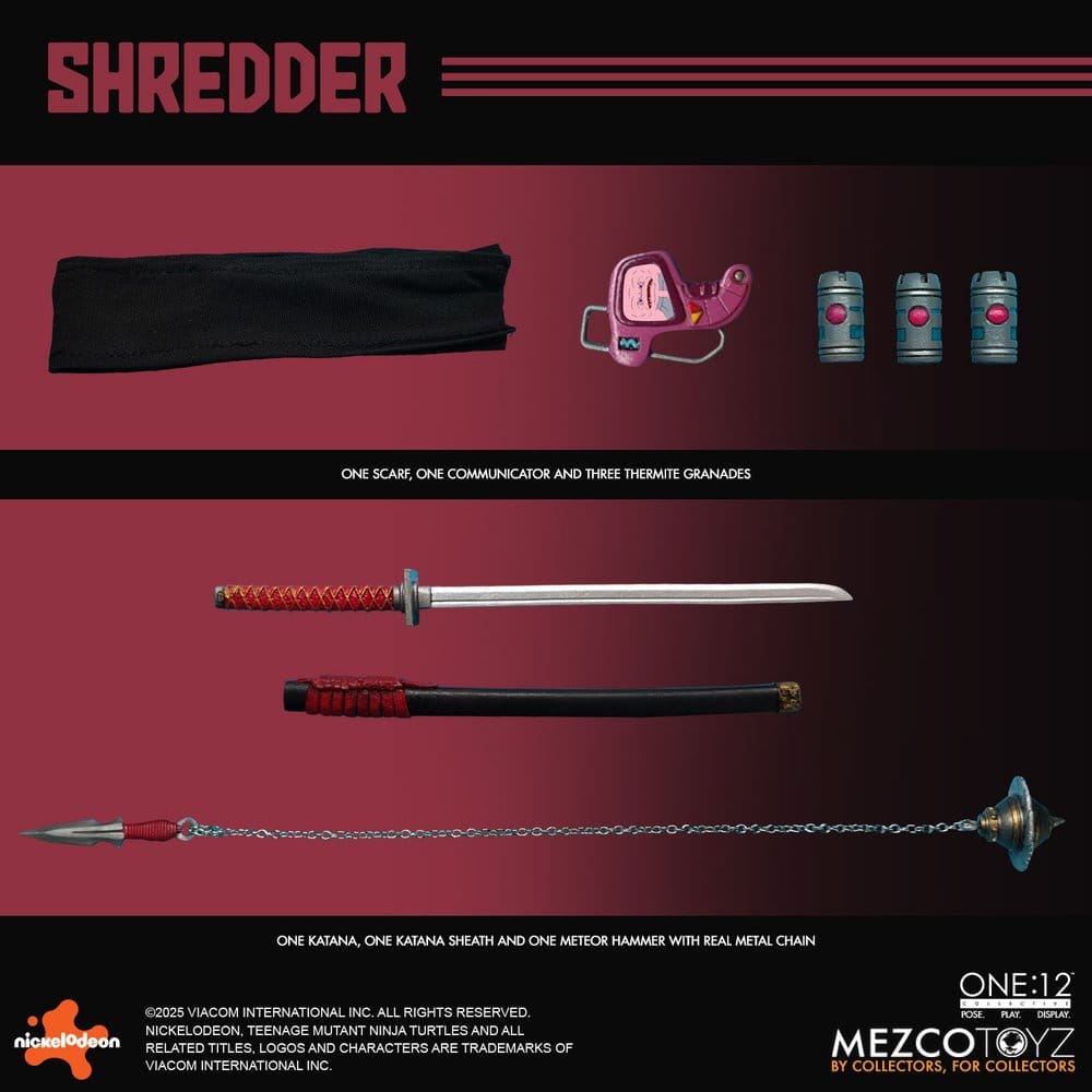 Teenage Mutant Ninja Turtles Figure 1/12 Shredder 17 cm