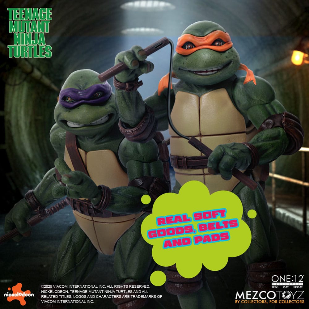 Teenage Mutant Ninja Turtles Figures box set 1/12 Teenage Mutant Ninja Turtles (1990 Movie) 15 cm