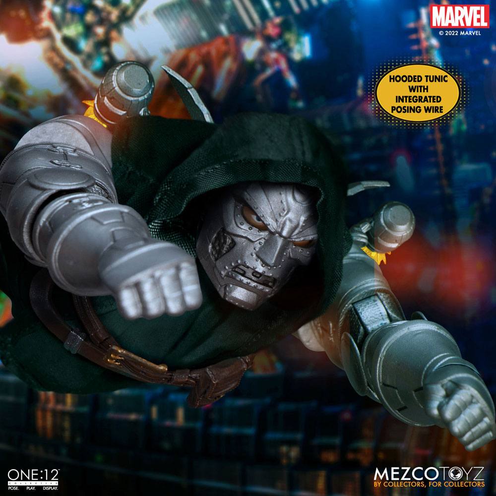 Marvel Action Figure 1/12 Doctor Doom 17 cm