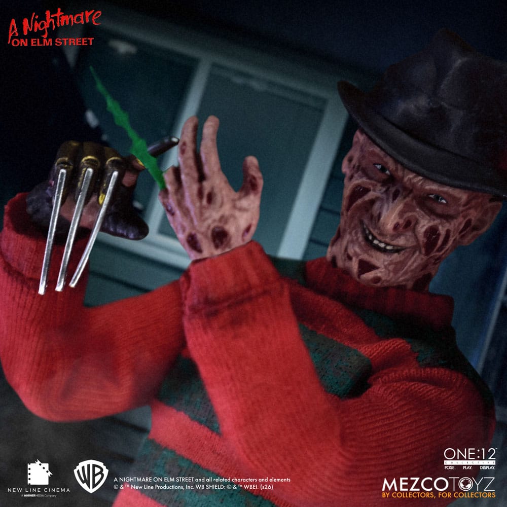 Nightmare On Elm Street Action Figure 1/12 Freddy Krueger 17 cm