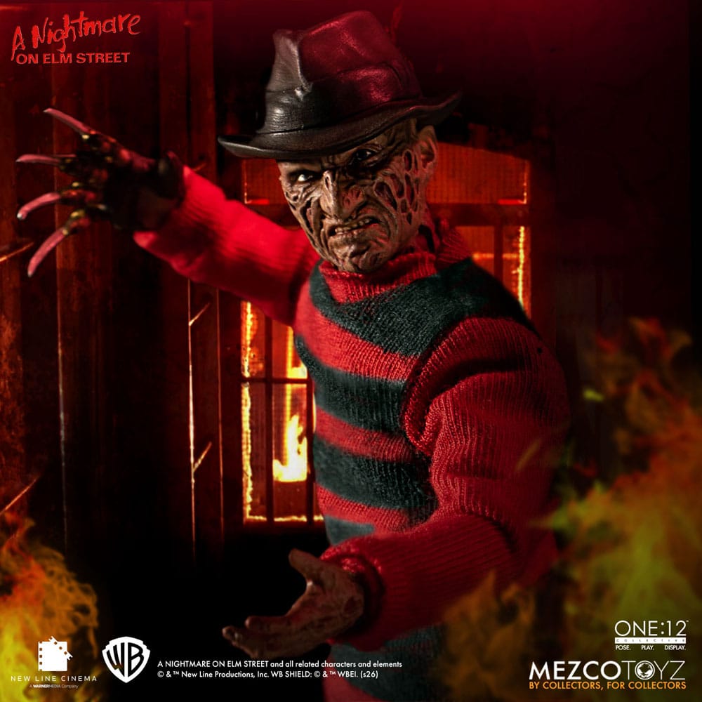 Nightmare On Elm Street Action Figure 1/12 Freddy Krueger 17 cm