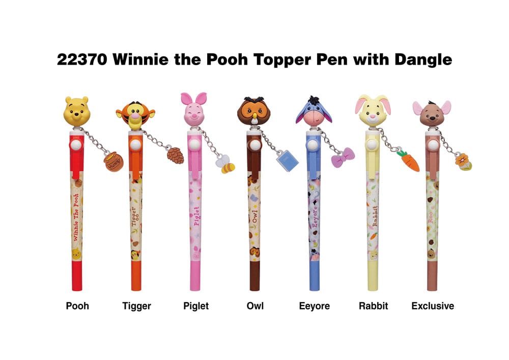 Winnie-the-Pooh 3D Head Topper Spinning Pen