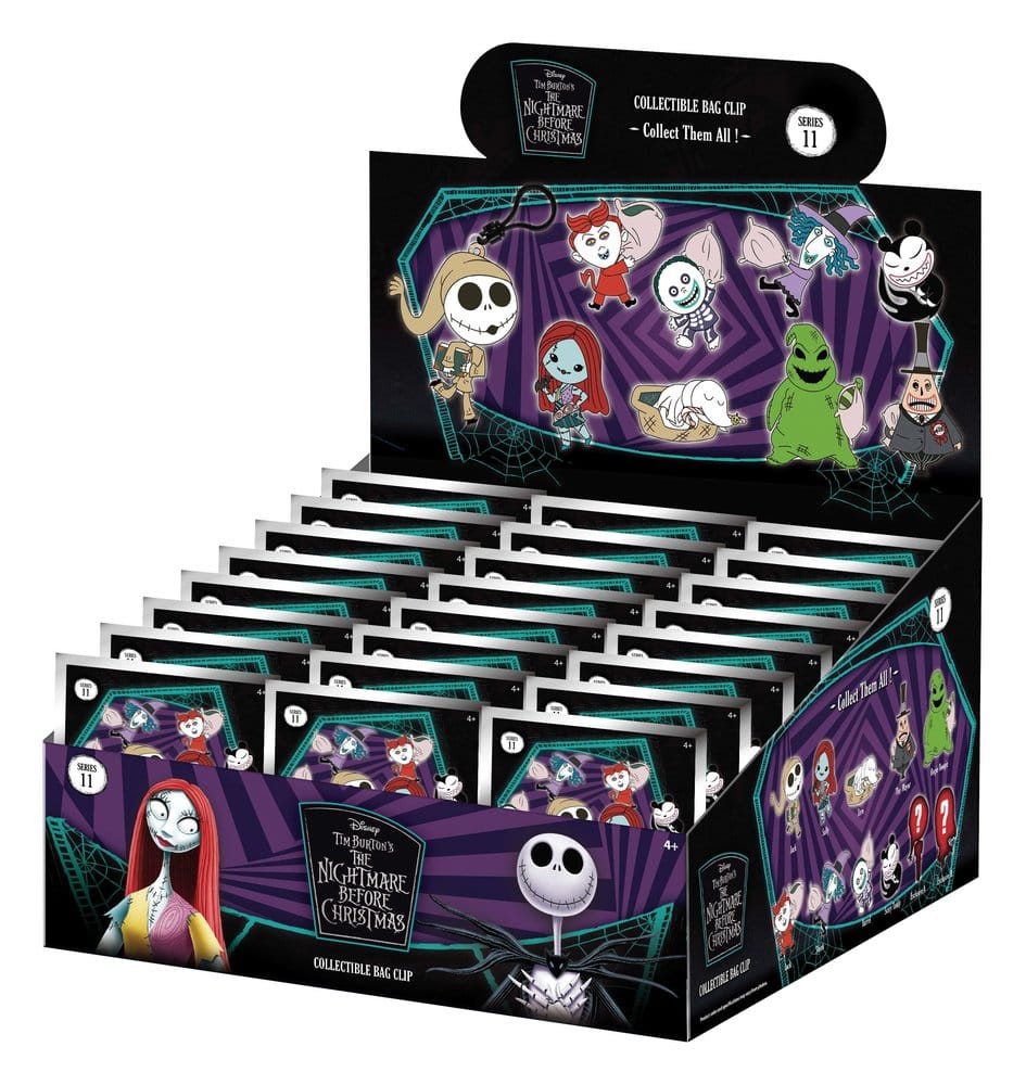The Nightmare Before Christmas 3D PVC Bag Clips Series 11 Blind Bag Display (24)