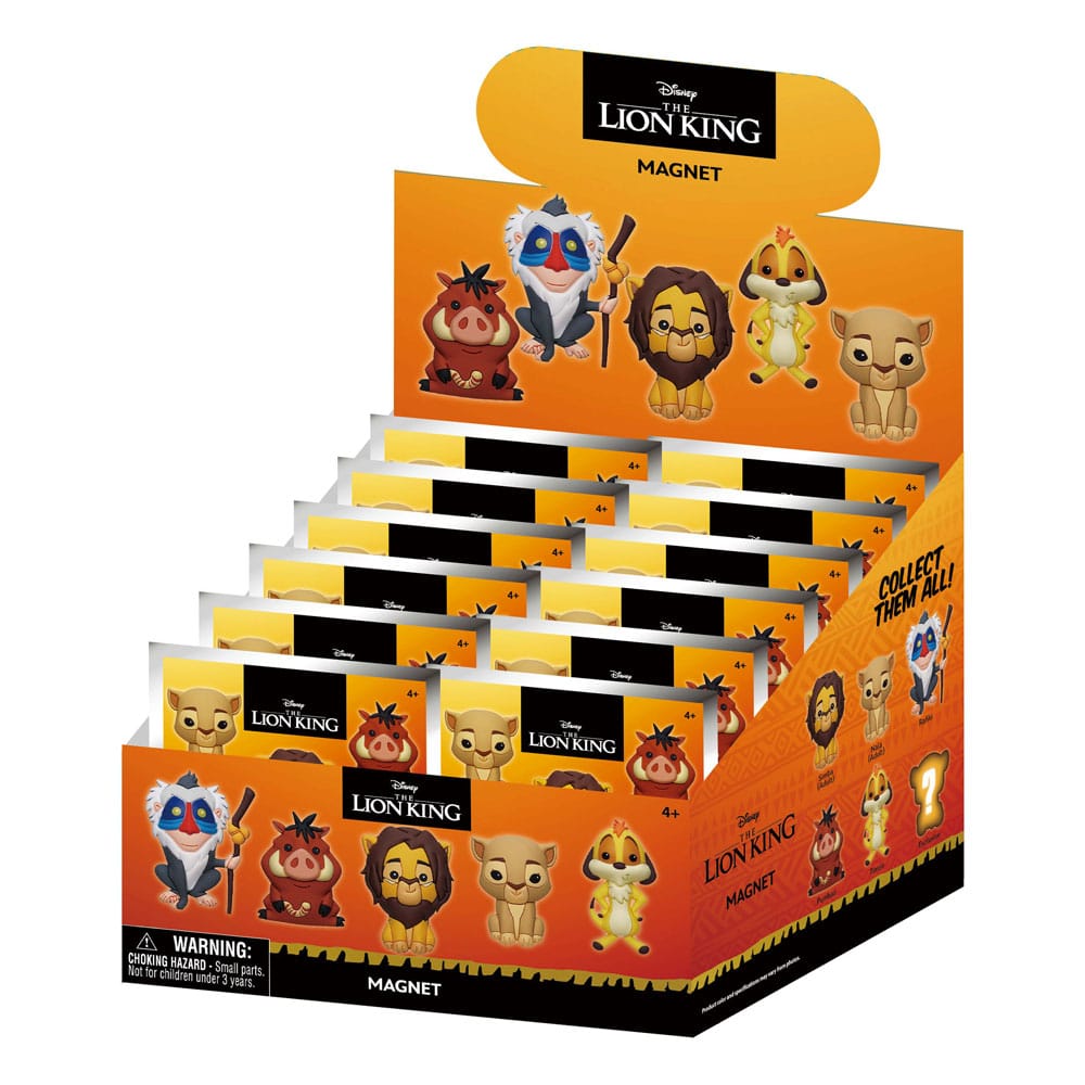 The Lion King Magnets blind pack Series 1 Display (12)