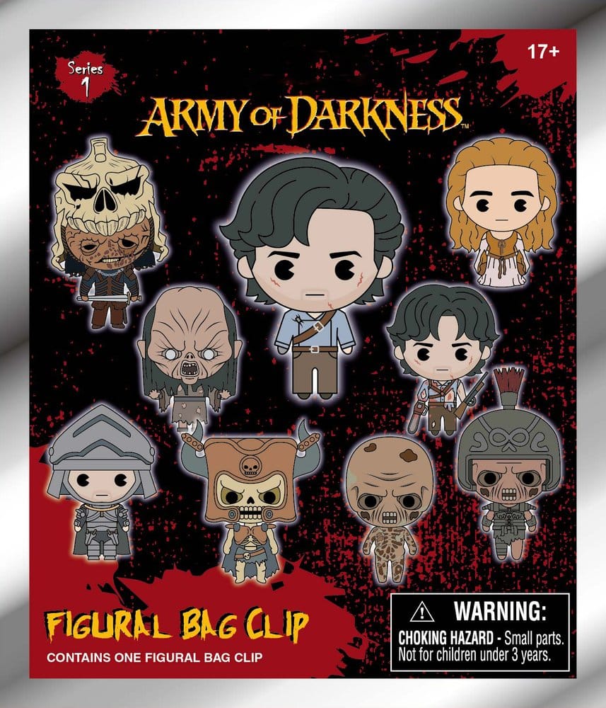 Army of Darkness 3D PVC Bag Clips Series 1 Blind Bag Display (24)