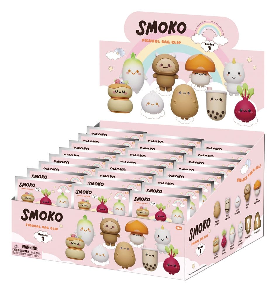 Smoko 3D Foam Bag Clips Serie 1 Display (24)