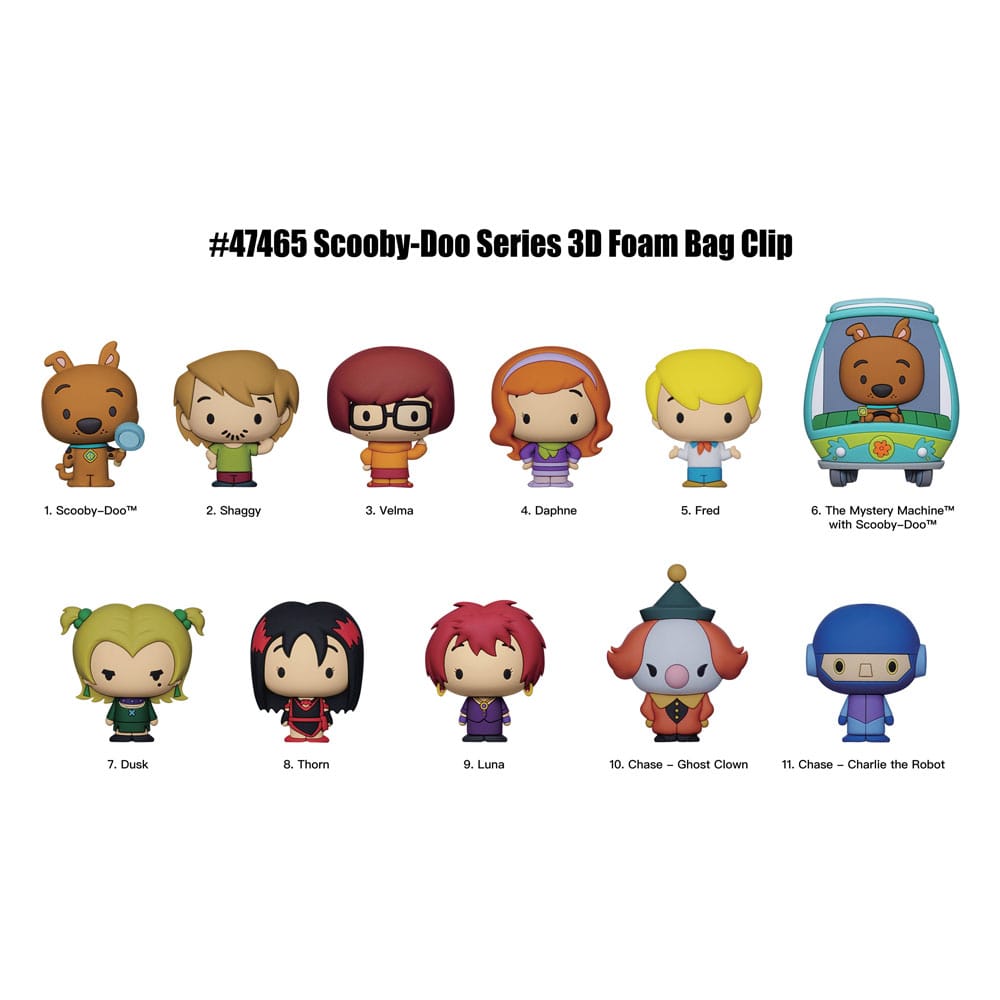 Scooby-Doo 3D PVC Bag Clips Series 2 Display (24)