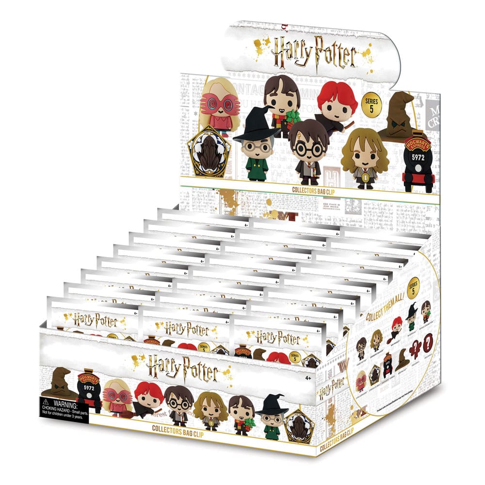 Harry Potter 3D PVC Bag Clips Series 5 Display (24)