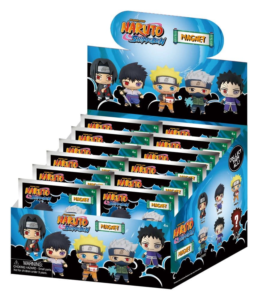 Naruto Magnets blind pack Display (12)