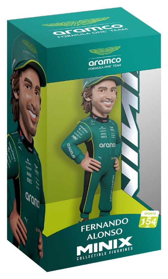 Formula 1 Minix Figure Fernando Alonso (Aston Martin) 12 cm