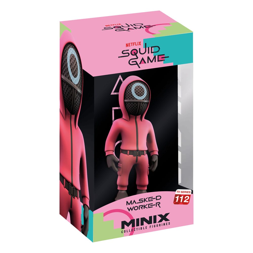 Squid Game Minix Figure Masked Circle Guard 12 cm