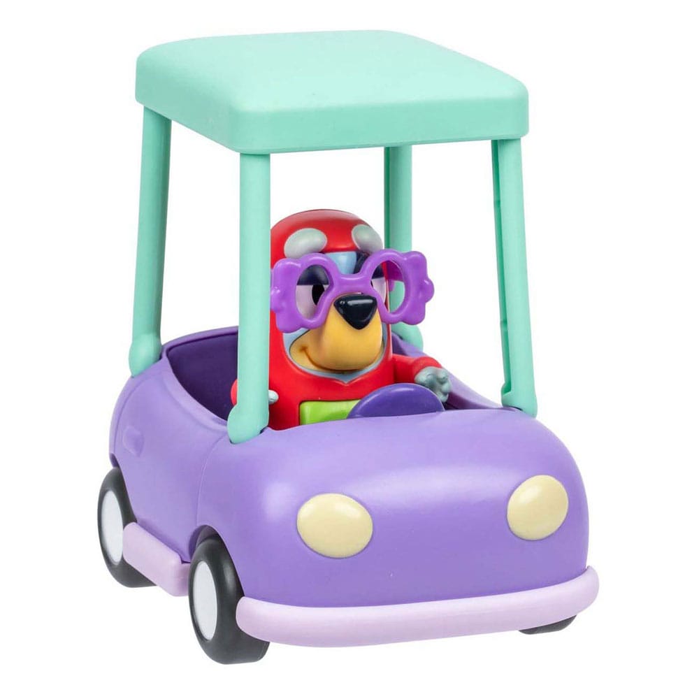 Bluey Mini Figure Playset Janet & Granny Car