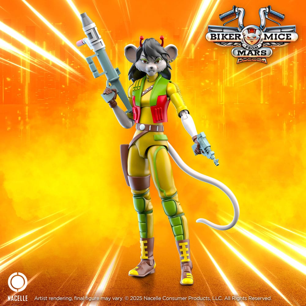 Biker Mice From Mars Action Figure Carbine 23 cm