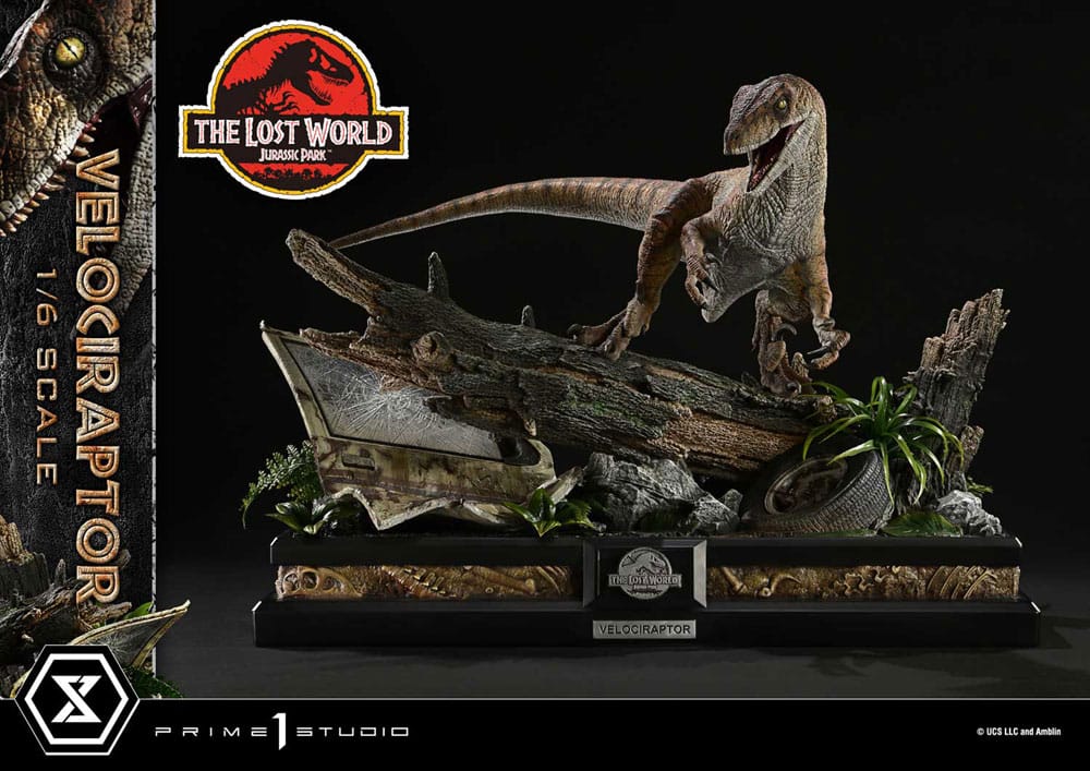 Jurassic Park II Legacy Museum Collection Statue 1/6 Velociraptor Bonus Version 41 cm