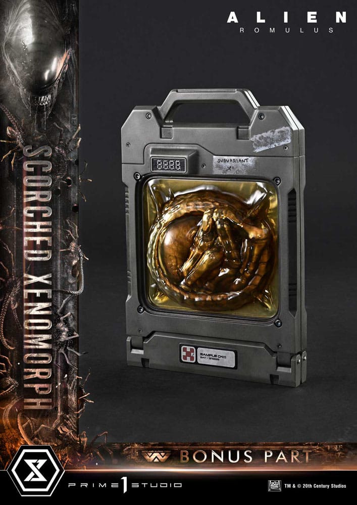 Alien: Romulus Museum Masterline XL Statue 1/3 Scorched Xenomorph Deluxe Bonus Version 98 cm