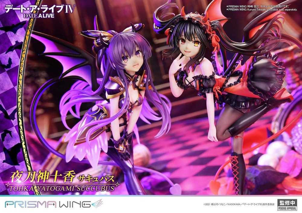 Date A Live Prisma Wing PVC Statue 1/7 Tohka Yatogami succubus 25 cm