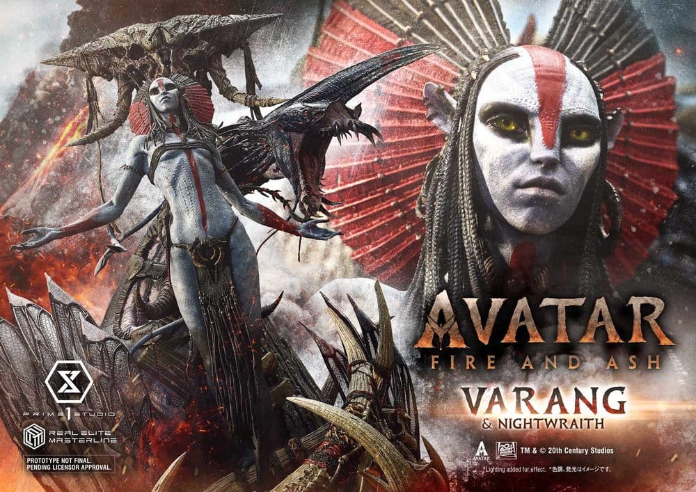 Avatar: Fire and Ash (Film) Real Elite Masterline Series Statue 1/4 Varang & Nightwraith Avatar Legacy Collection 96 cm