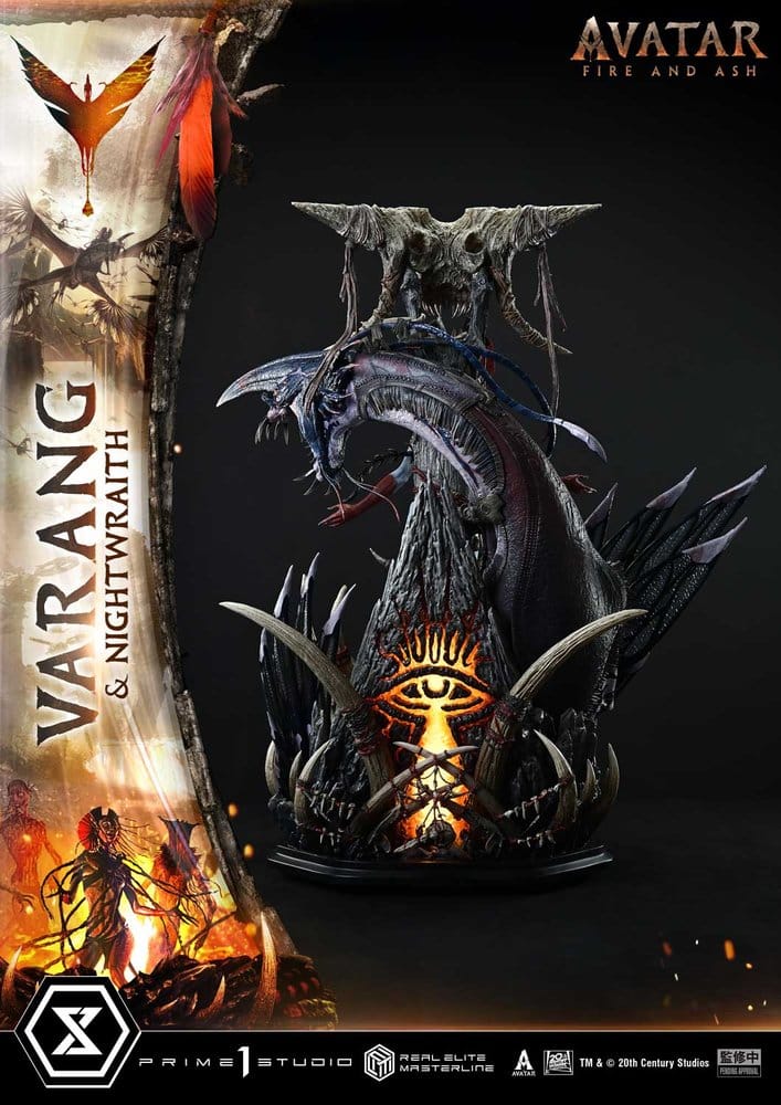Avatar: Fire and Ash (Film) Real Elite Masterline Series Statue 1/4 Varang & Nightwraith Avatar Legacy Collection 96 cm