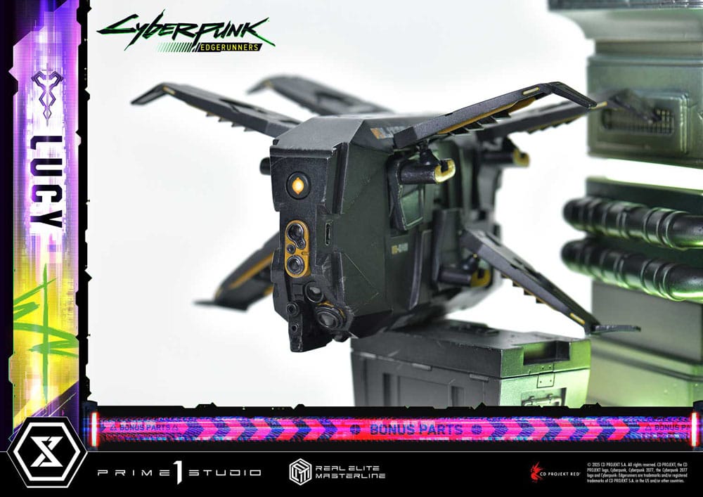 Cyberpunk: Edgerunners Real Elite Masterline Series Statue 1/4 Deluxe Bonus Version 50 cm