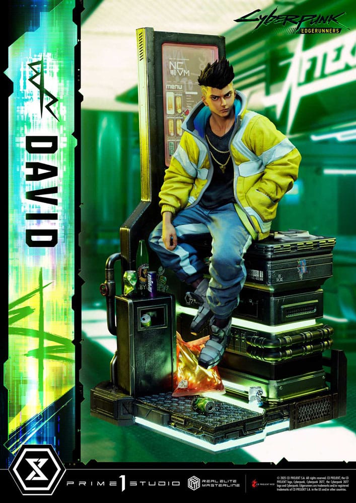 Cyberpunk: Edgerunners Real Elite Masterline Series Statue 1/4 David 58 cm