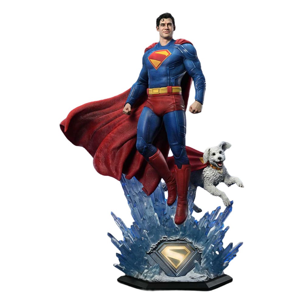 Superman (2025) Real Elite Masterline Series Statue 1/3 Superman with Krypto 95 cm