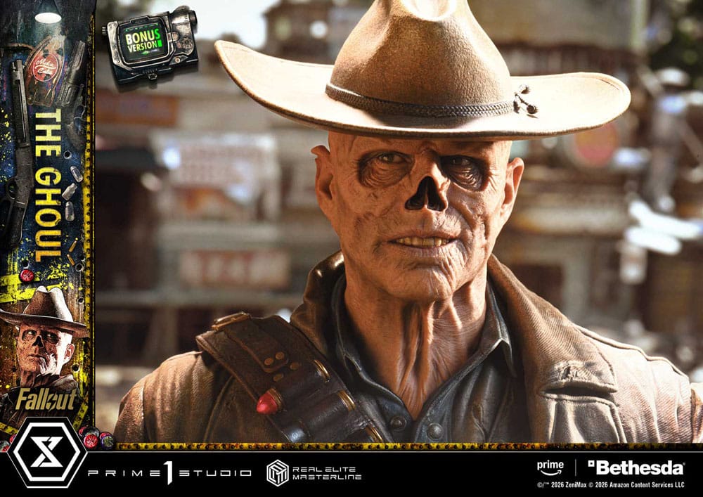 Fallout (TV Series) Real Elite Masterline Series Statue 1/4 The Ghoul DX Bonus Version 64 cm
