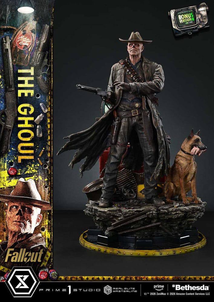 Fallout (TV Series) Real Elite Masterline Series Statue 1/4 The Ghoul DX Bonus Version 64 cm