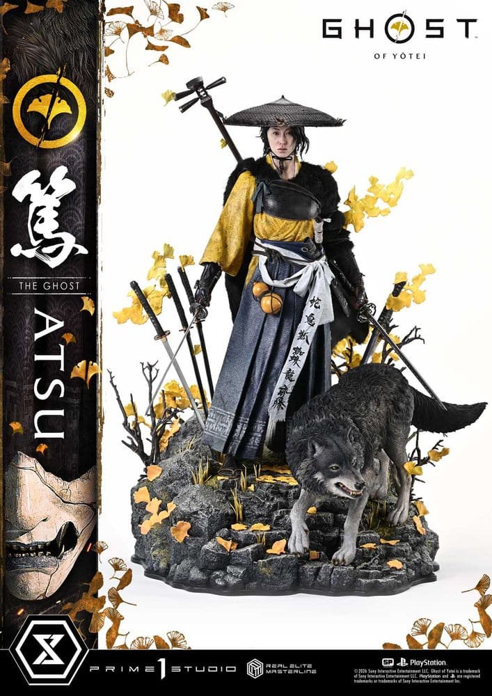 Ghost of Yotei Real Elite Masterline Statue 1/4 Atsu 59 cm