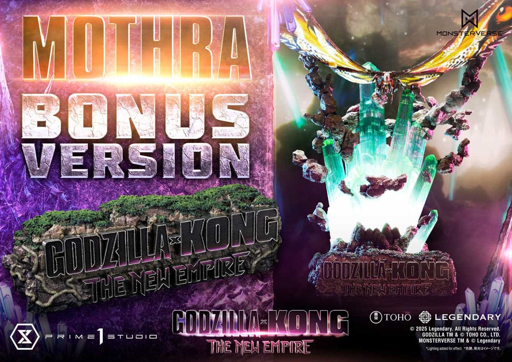 Godzilla x Kong: The New Empire Ultimate Diorama Masterline Series Statue Mothra Bonus Version 113 cm