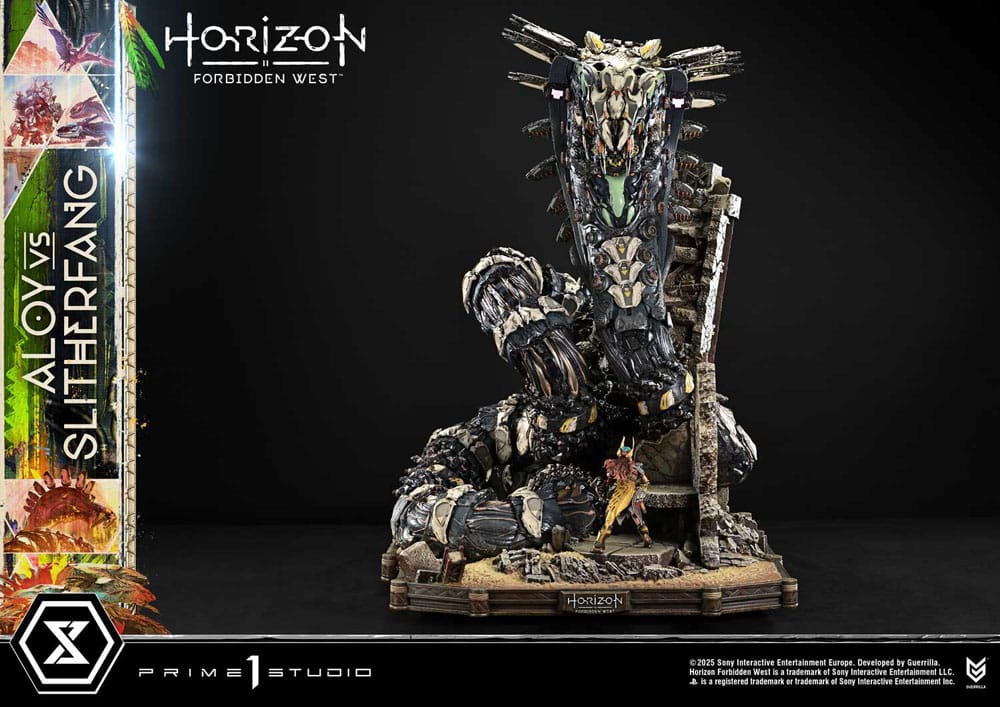 Horizon Forbidden West Ultimate Diorama Masterline Series Statue Aloy vs. The Slitherfang 82 cm