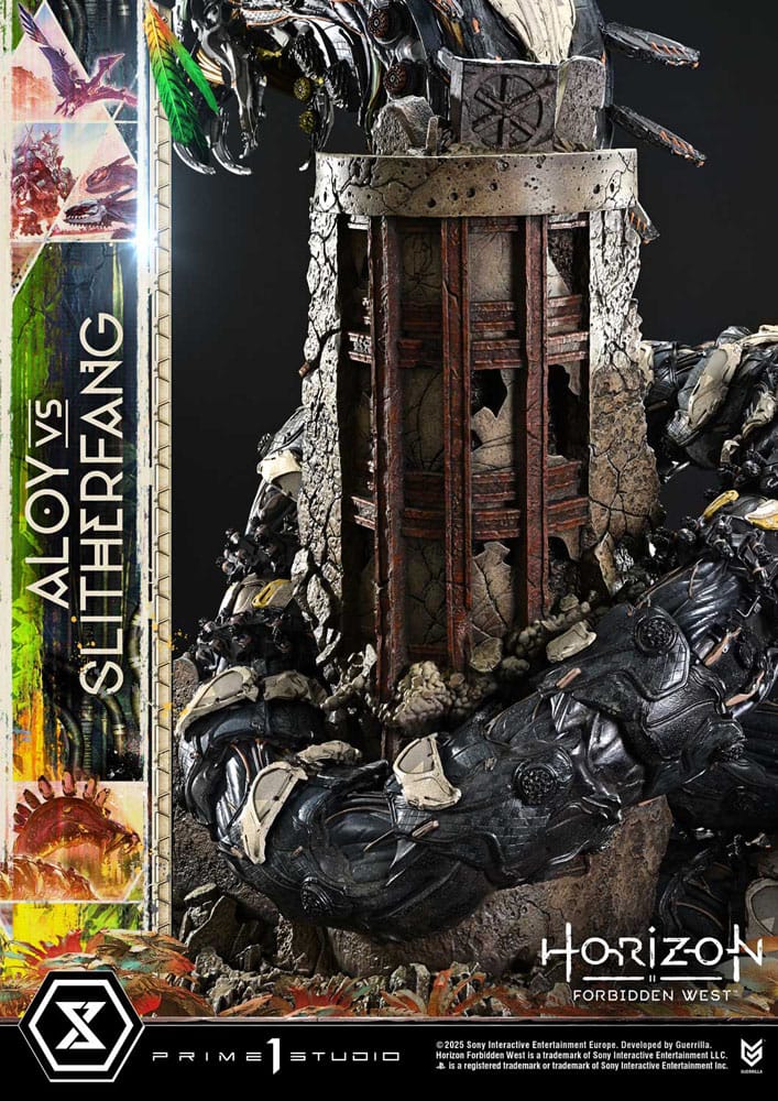 Horizon Forbidden West Ultimate Diorama Masterline Series Statue Aloy vs. The Slitherfang Bonus Version 82 cm