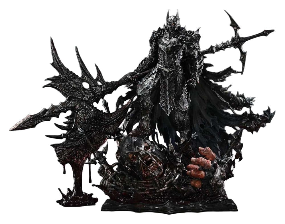 DC Comics Ultimate Premium Masterline Series Statue 1/4 Batman (Comics) Batman: The Berserker Rage Mode DX Bonus Version 93 cm