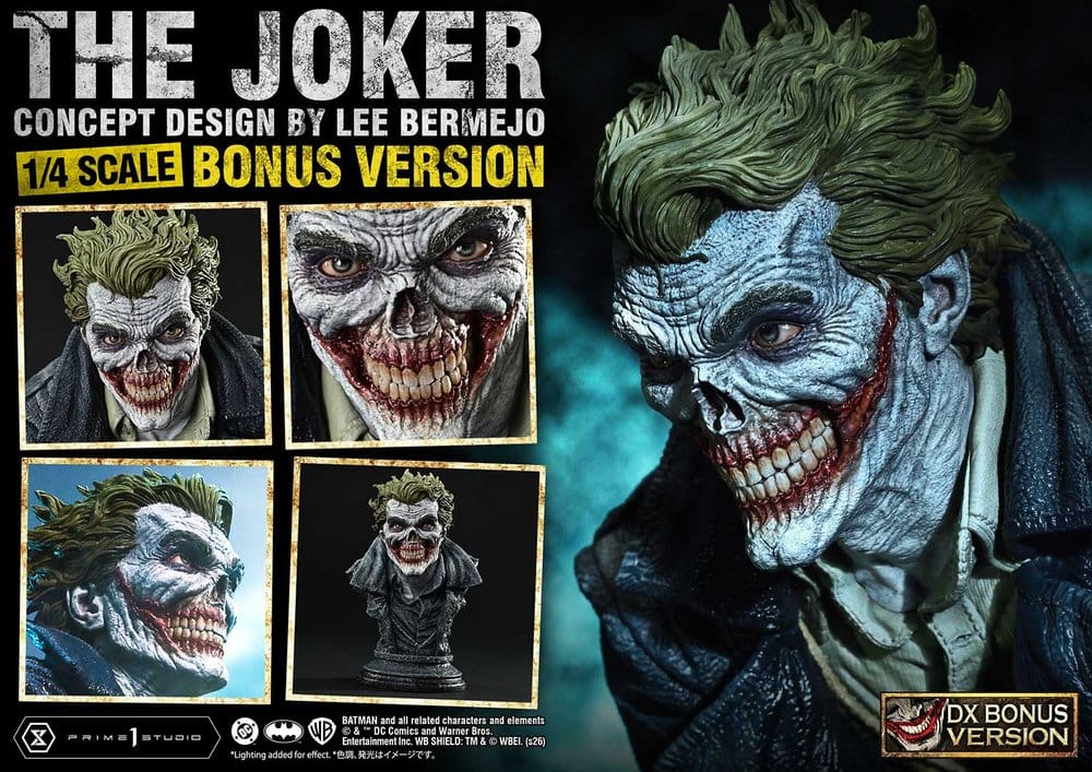 DC Comics Ultimate Premium Masterline Series Statue 1/4 The Joker (Concept Design by Lee Bermejo) DX Bonus Version 53 cm