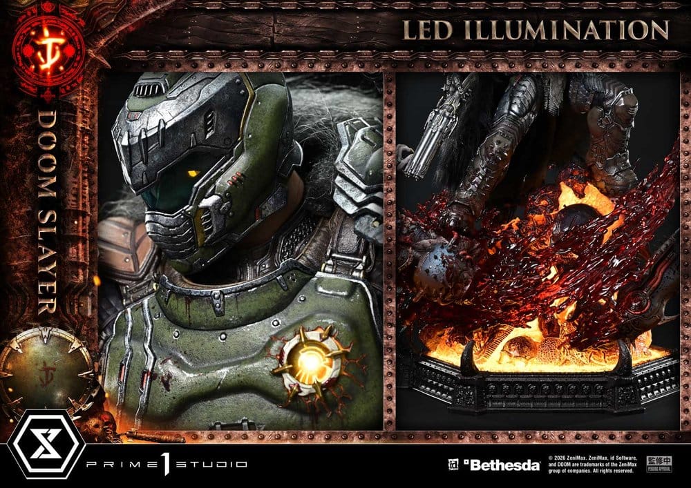 DOOM: The Dark Ages Ultimate Premium Masterline Series Statue 1/4 DOOM Slayer 77 cm