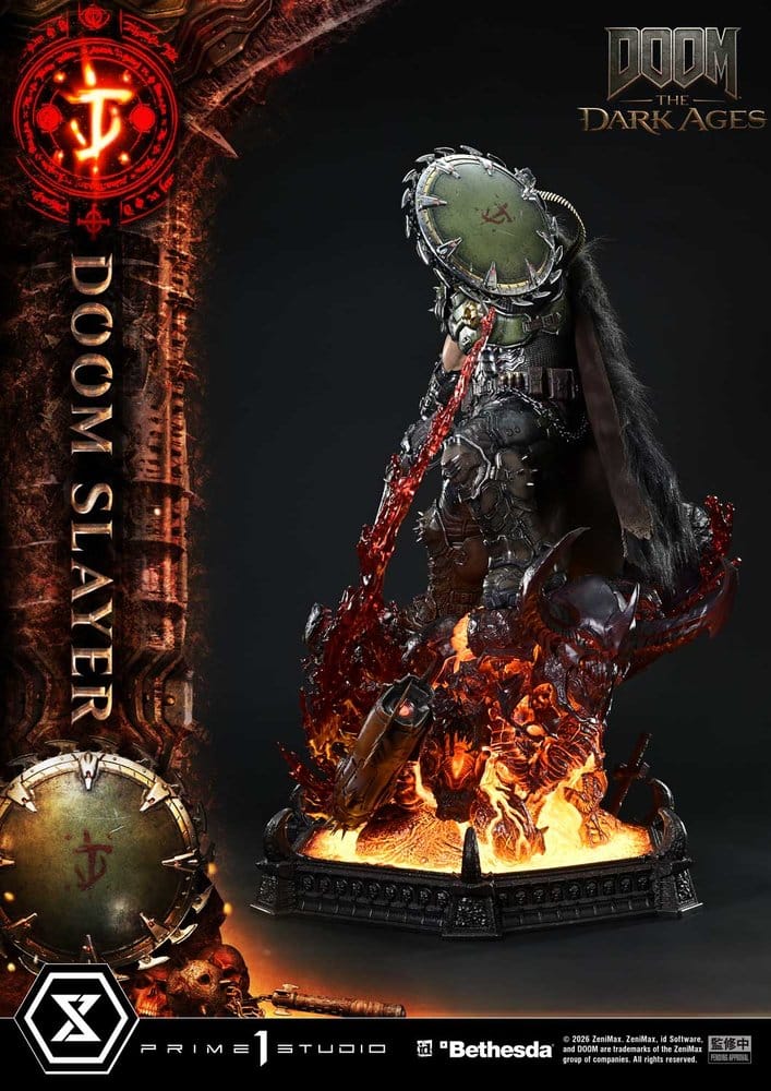 DOOM: The Dark Ages Ultimate Premium Masterline Series Statue 1/4 DOOM Slayer DX Bonus Version 77 cm