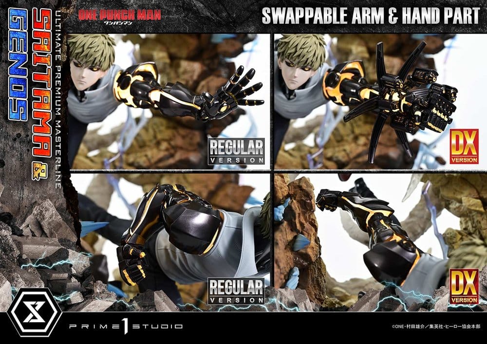 One-Punch Man Ultimate Premium Masterline Series Statue 1/4 Saitama & Genos Deluxe Version 73 cm