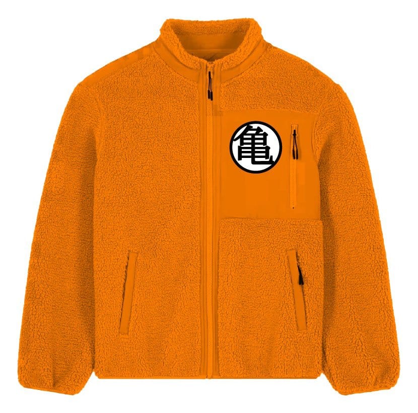 Dragon Ball Z Sherpa Jacket Goku Kanji Size L