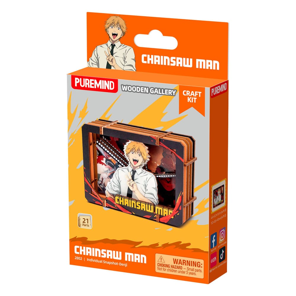 Chainsaw Man Model Kit Wooden Gallery (S) Denji