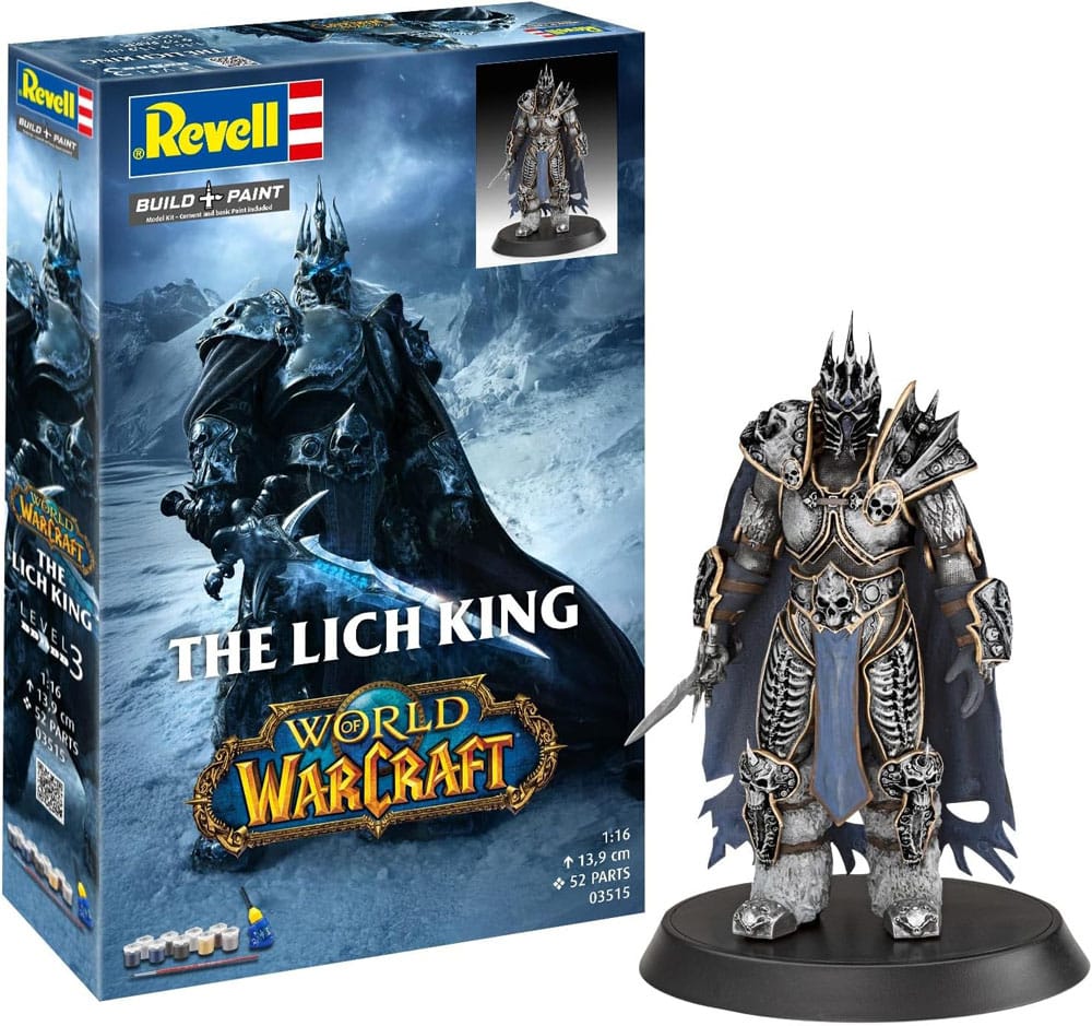 World of Warcraft Model Kit Gift Set 1/16 The Lich King 13 cm